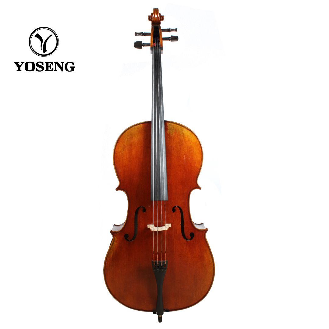 Fashionable High Grade European Flamed Handmade Oil Varnish Cello