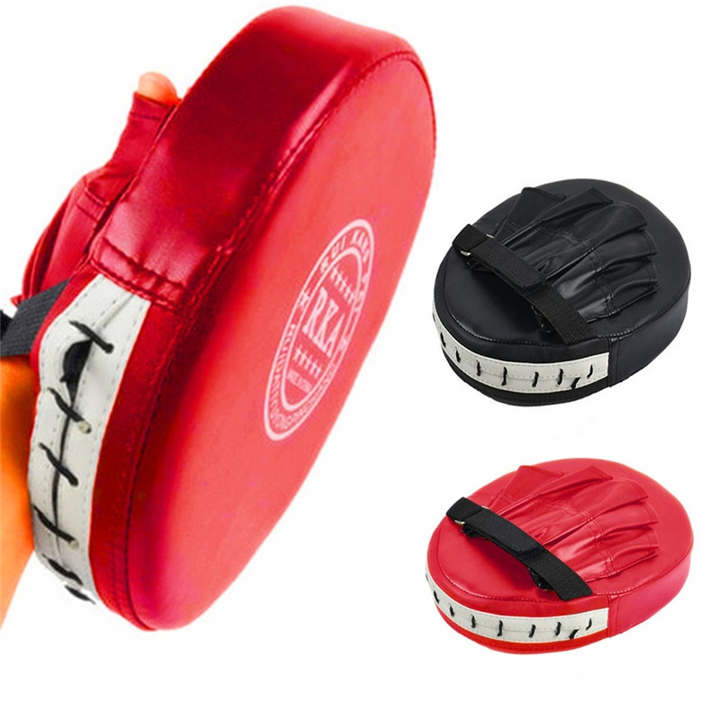 Boxing Hand Target MMA Martial Thai Kick Pad Kit Black Karate Training Mitt Focus Punch Pads Sparring Boxing Bags