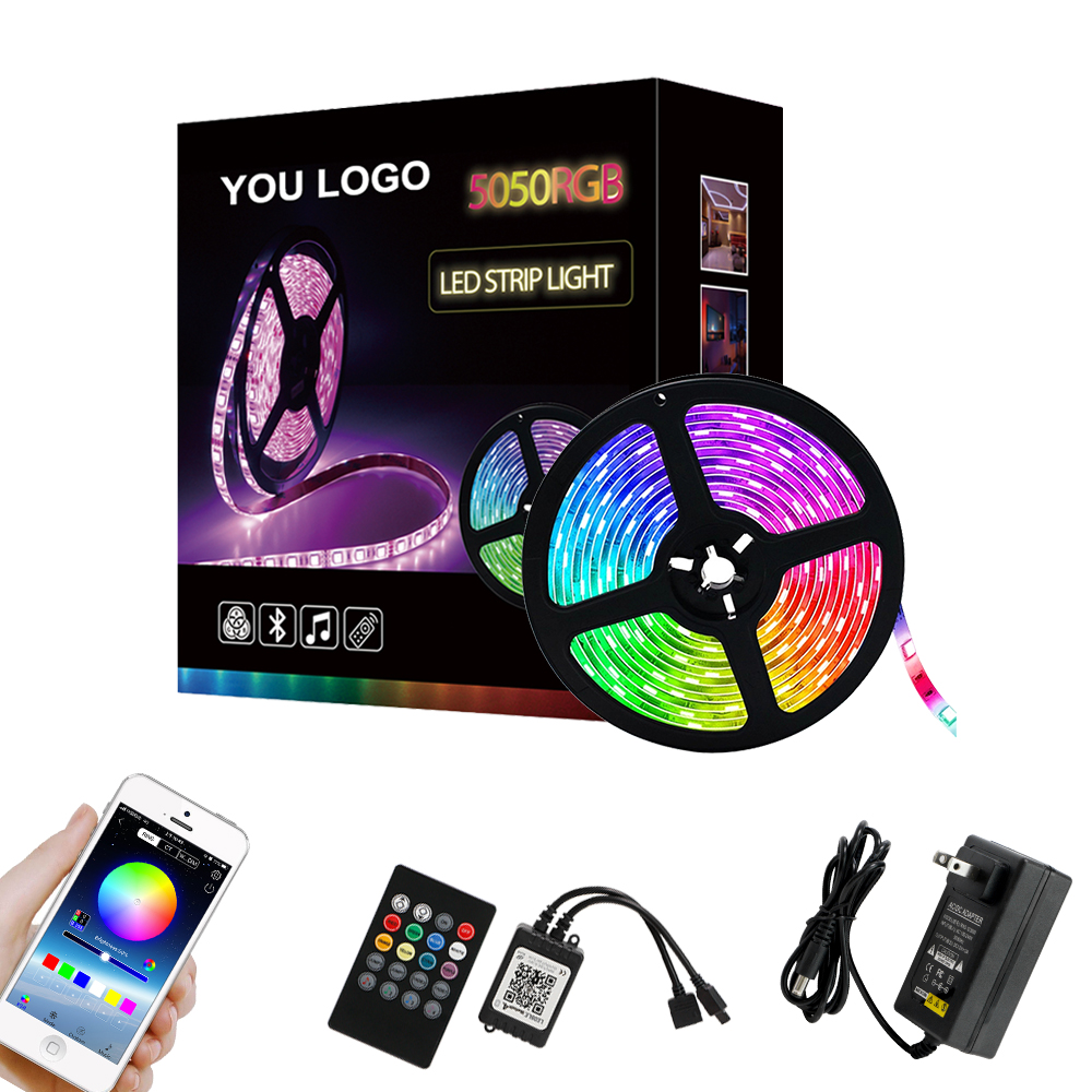 Лидер продаж, ультратонкая светодиодная лента RGB с Wi-Fi, Светодиодная лента rgb 12 В, Светодиодная лента 5050