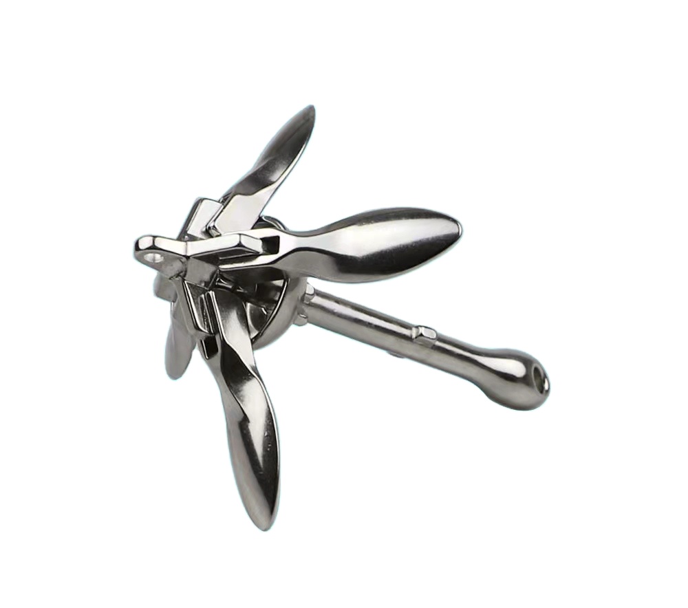 Stainless Steel Anchor Marine Hardware Folding Anchor