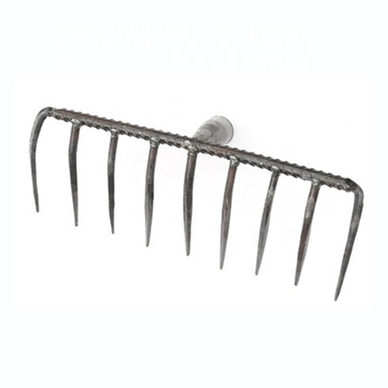 Hardware - Agricultural tools - nine - thread rake garden nine - tooth grass rake hoe head