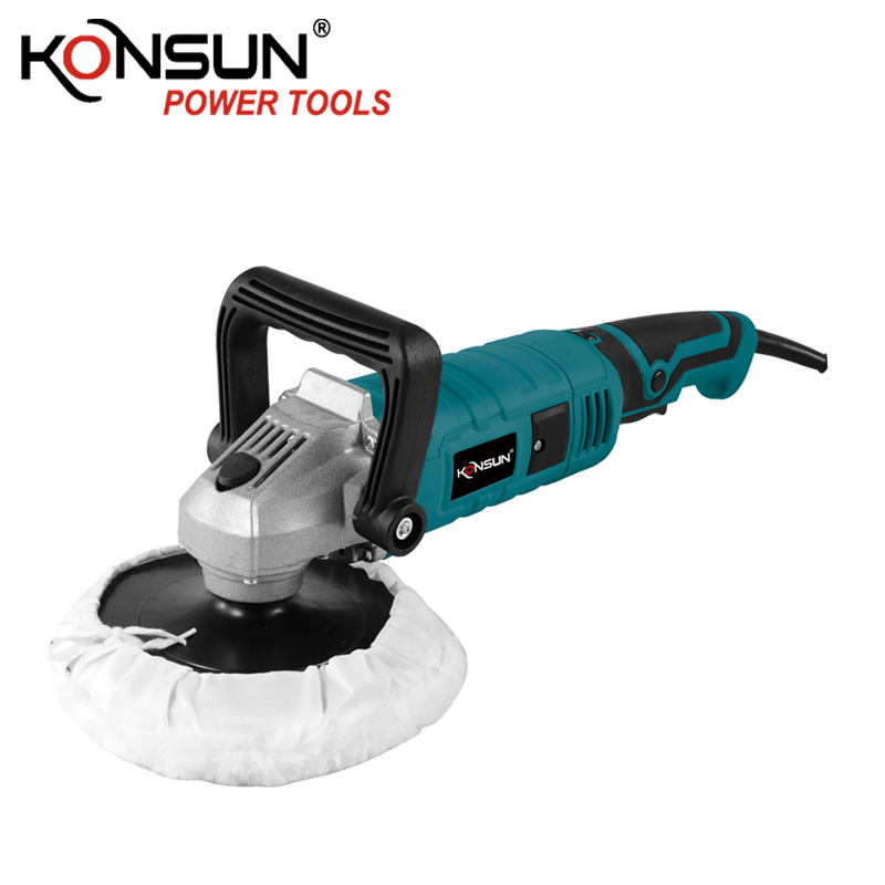 Электроинструменты KONSUN 82504, 1200 вт, ручная электрическая полировальная машина для автомобиля, портативная полировальная машина для автомобиля