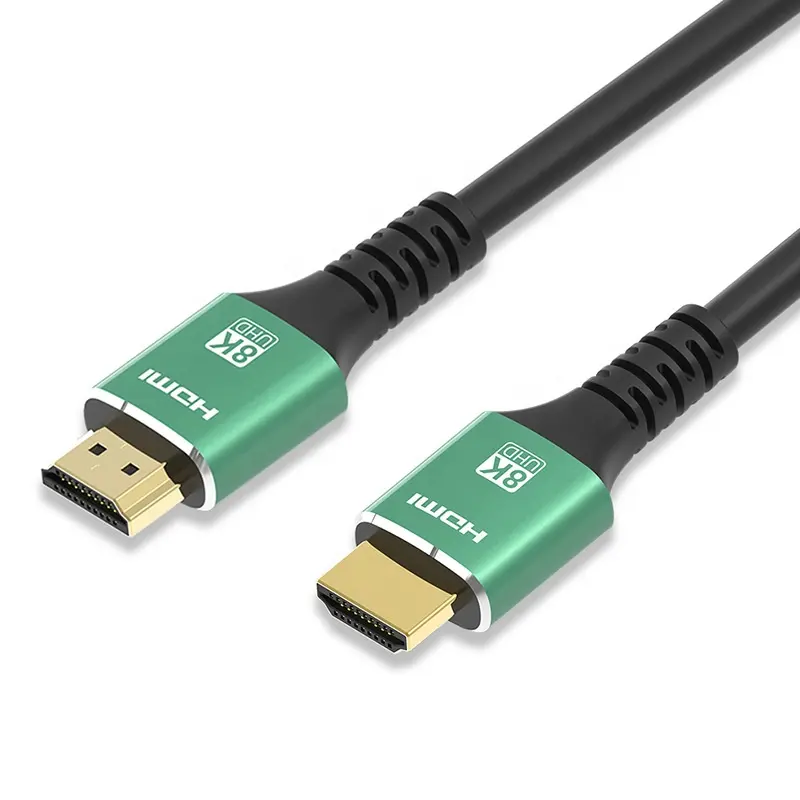 OEM & Stock Wholesale HDMI 2.1 Cable 8K 60Hz 5M 16.5ft UHD 8K High Speed HDMI 3D 8K 48Gbps 4320P HDMI Cable