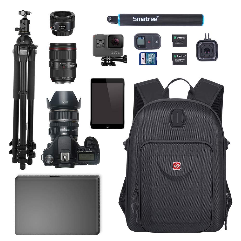 Жесткий противоударный рюкзак Smatree CP2500 для камеры Nikon/Canon/Sony/Pentax/GoPro DSLR/SLR