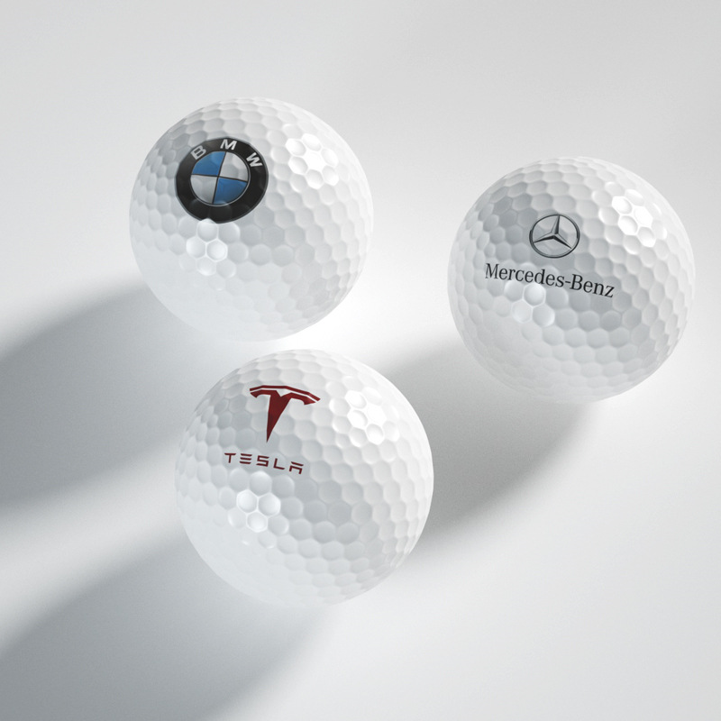 High Quality Custom Logo Golf Balls Wholesale Training Packaged Hot Goods PU Rubber Surlyn Material Printed for Sports Matches