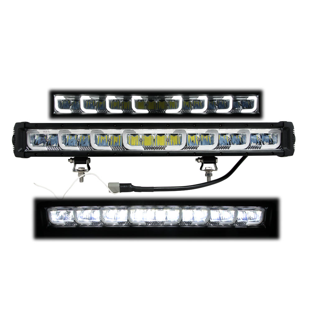 E-mark утвержден, 22 дюйма, 12000lms 128W однорядные функцией автопарковки, светодиодной подсветкой, мигающий свет бар
