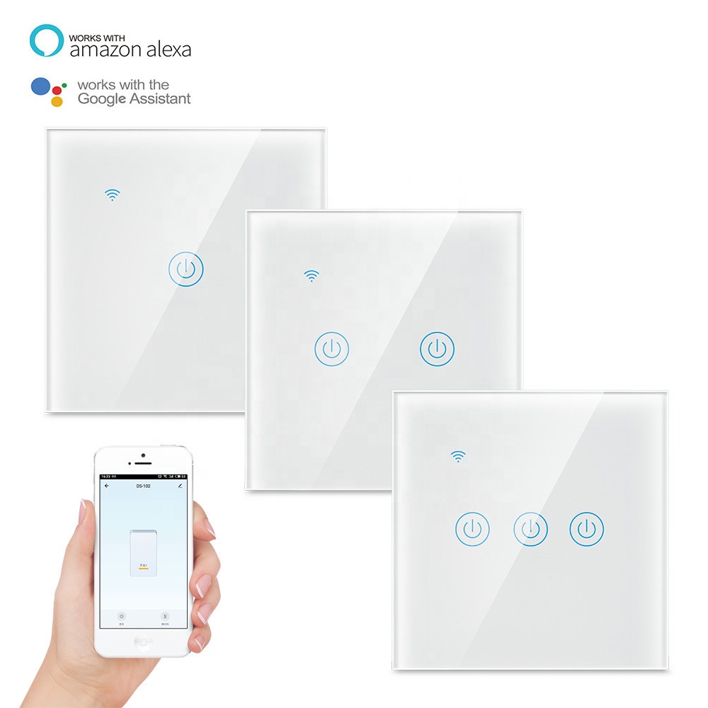 Homekit настенные wifi умные сенсорные переключатели TUYA light zigbee беспроводной домашний занавес работа без нейтрального провода google home