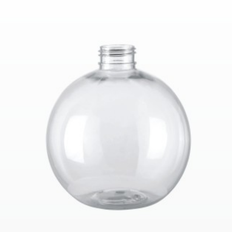 Hot Selling Airtight Clear Plastic Spice Round Neck Bottle Skincare For Juice Packaging