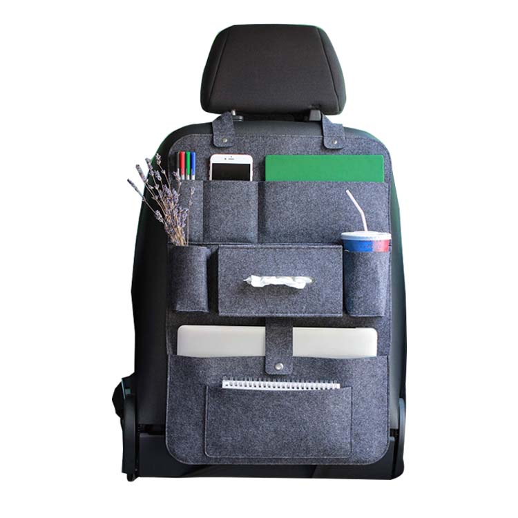 Car Interior Accessories Storage Bag Mesh Car Net Pocket Handbag with Hanging Pocket Car Net Organizer Back Seat Storage Bag