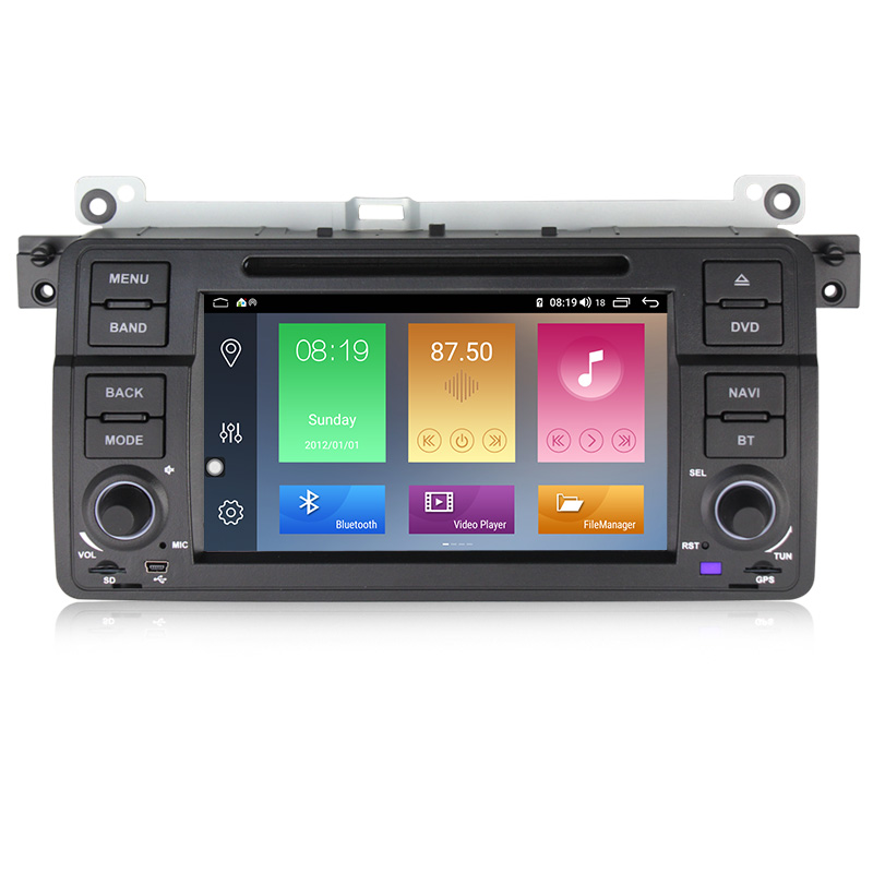 MEKEDE Новый MTK Android 10 4 ядра DSP Carplay Автомобильный DVD плеер для Bmw E46 M3 Rover 75 2 + 16GB 7786 RDS