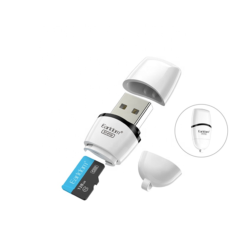 Earldom USB 2,0 адаптер Micro SD TF устройство для чтения карт памяти для ПК мобильного телефона планшета смартфона