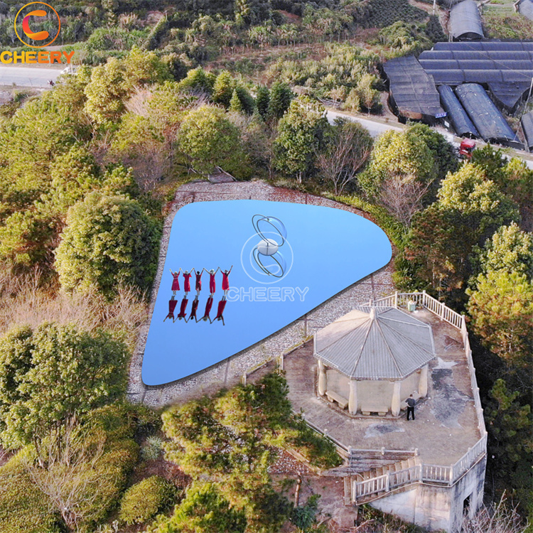 Scenic area playground outdoor amusement park facility hotel wedding photography props scene sky mirror