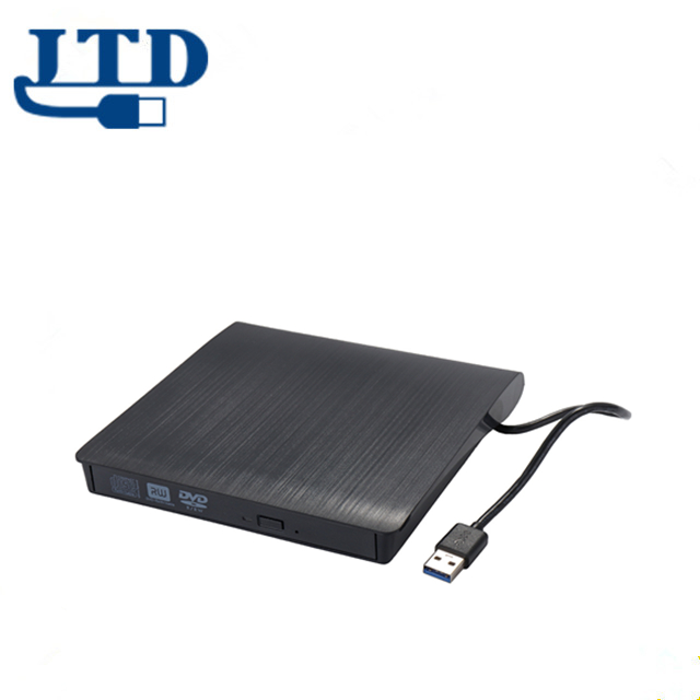Внешний CD диск, USB 3,0 портативный CD/DVD +/-RW привод тонкий DVD/CD ROM перезаписывающая горелка совместима с настольным ПК Windows