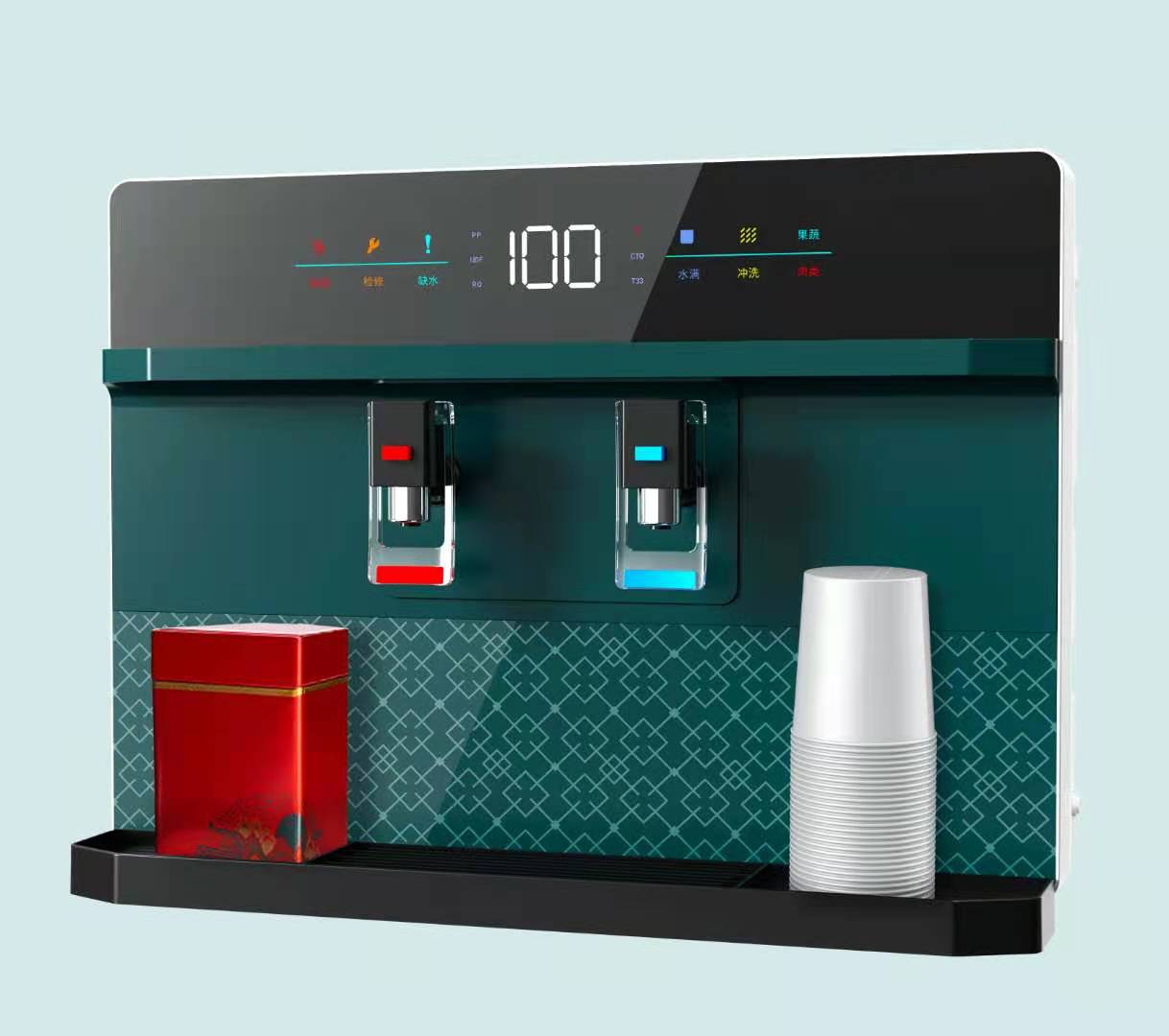 2021 New design 5 stage Hot and Cold RO water purifier integrated waterway no leakage