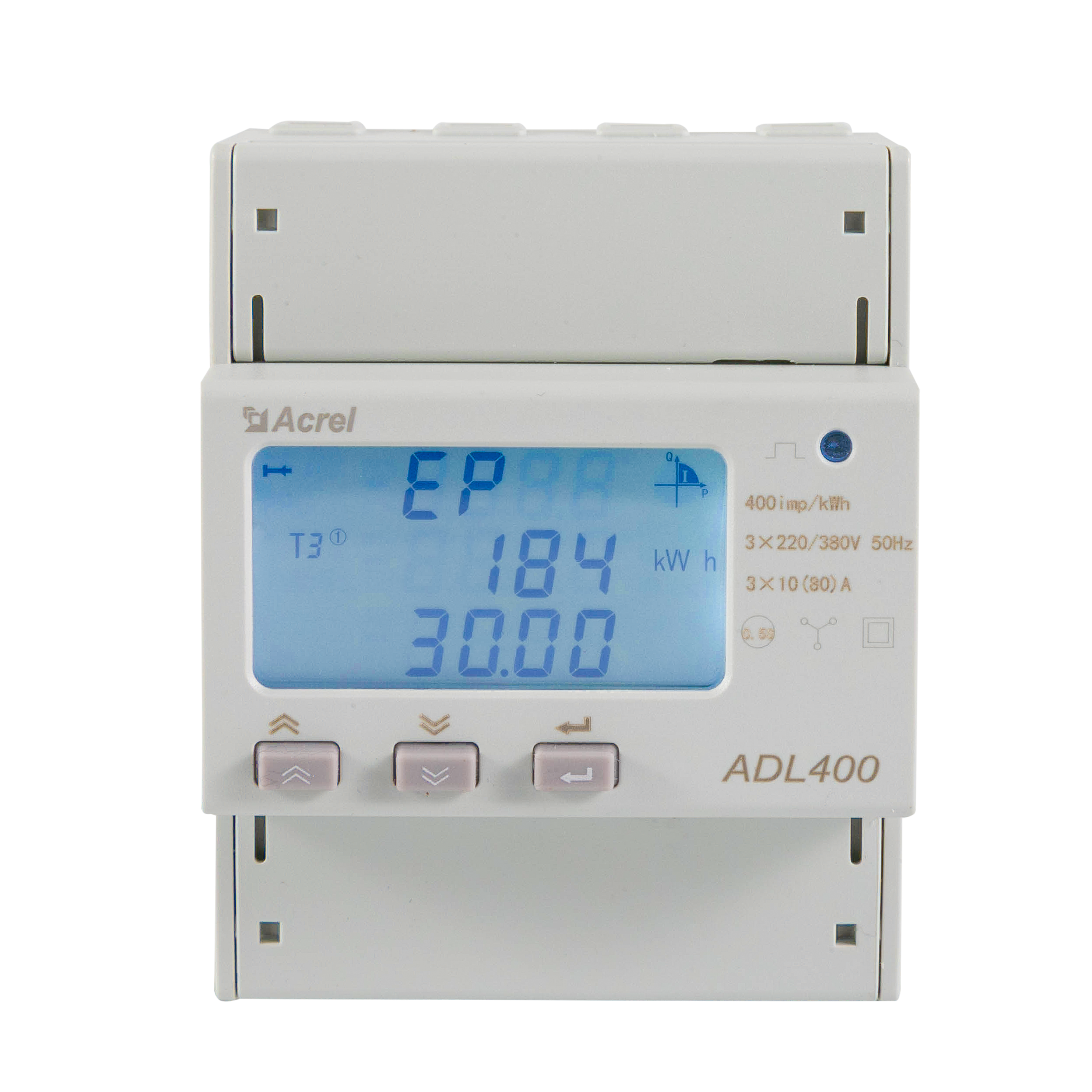 Средний Электрический измеритель электроэнергии Acrel ADL400 RS485 modbus, Электрический измеритель частоты, измеритель электроэнергии iot