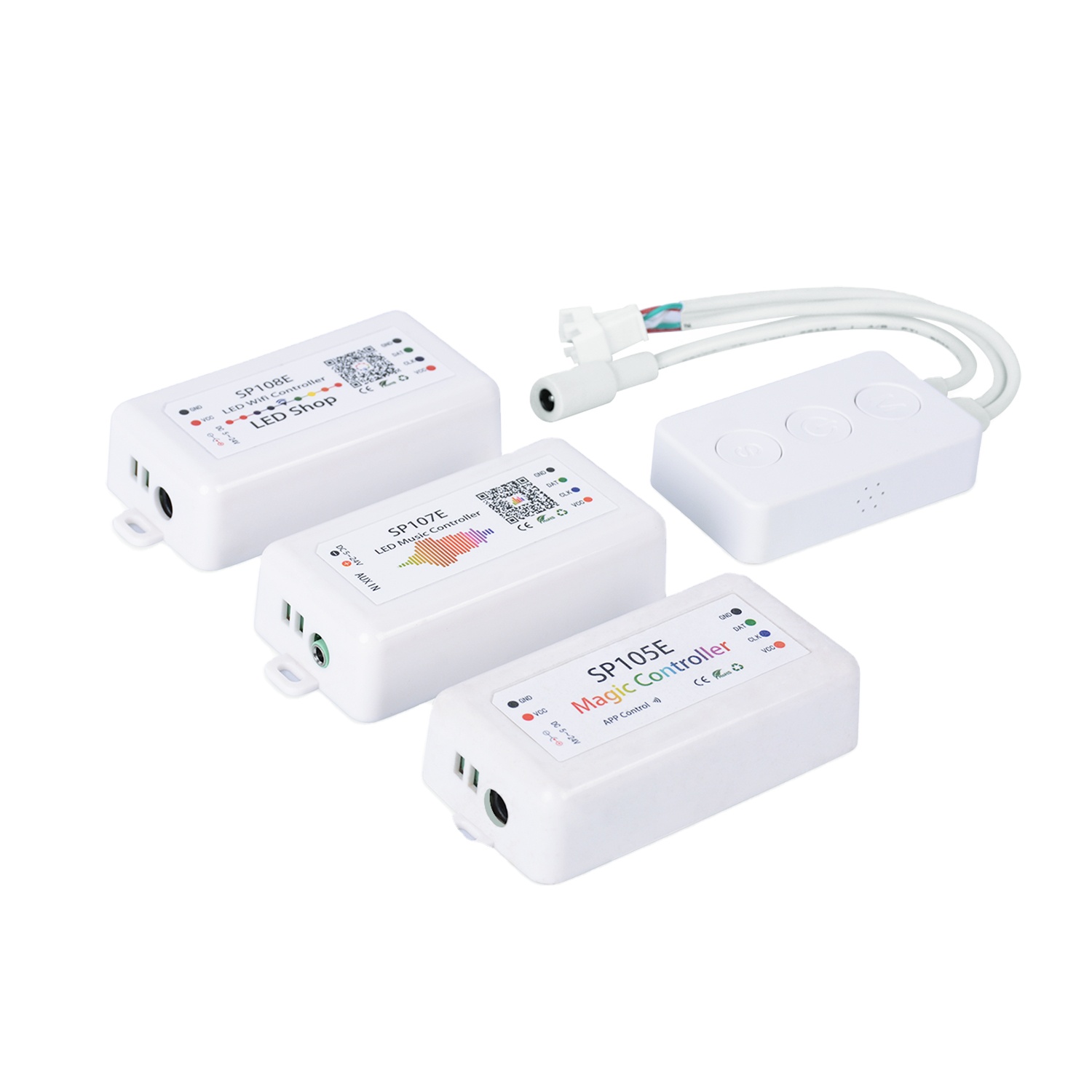 DC5V-24V SP105E SP107E SP108E SP110E musicwifi пульт дистанционного управления для светодиодных лент-пикселей Цветная (RGB) Светодиодная лента с usb-питанием контроллер