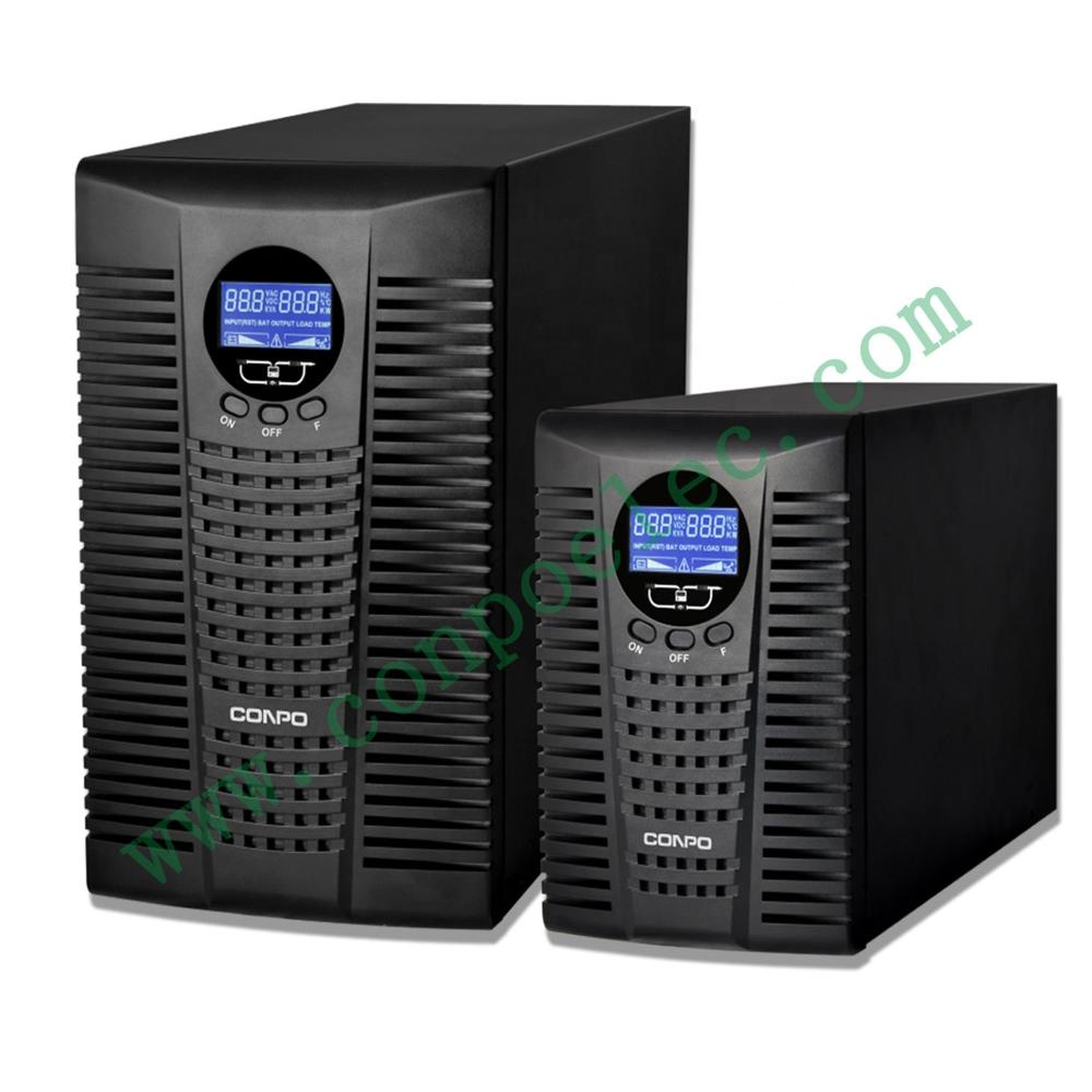 PPT-1KVA(S), 2KVA(S), 3KVA(S) высокочастотный Online UPS 220/230VAC, вход 110V/220V, выход 110V опционально, ЖК-дисплей