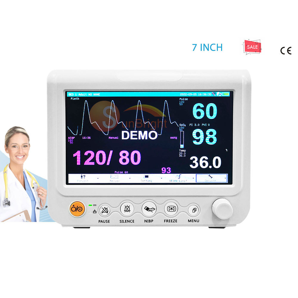 Clinical Multi Parameters ICU Patient Monitor Vitals Signs Monitor Multi-parameter Patient Medical Monitor