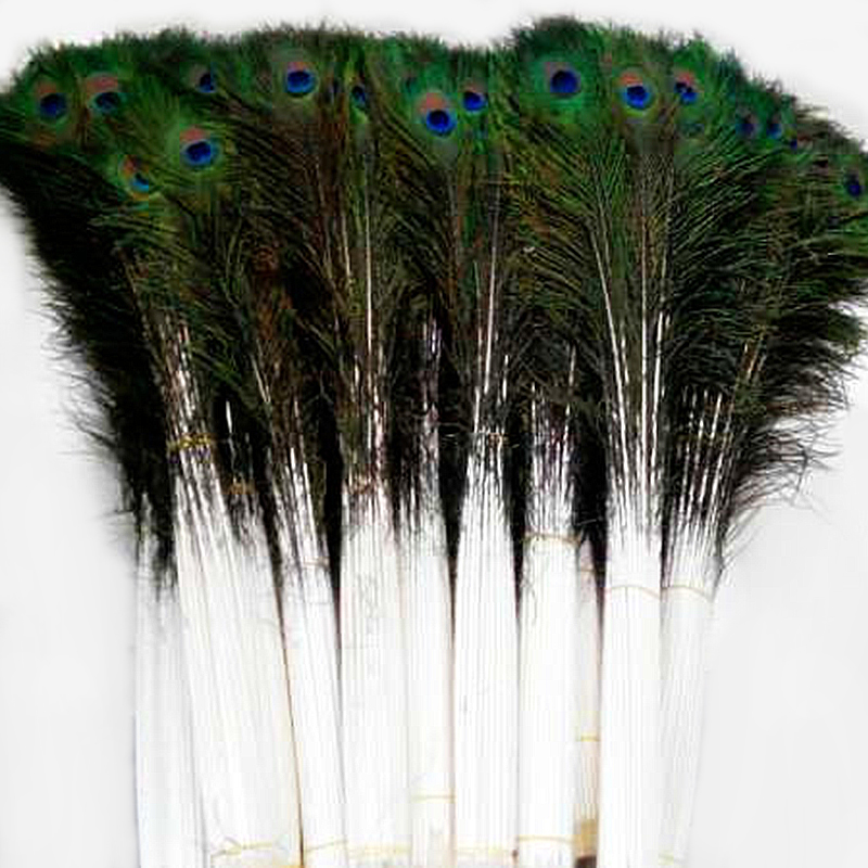 High-quality Peacock Feathers 100-110CM Natural Color Plumas Large Feather for crafts Jewelry Accessories Performances Carnivals