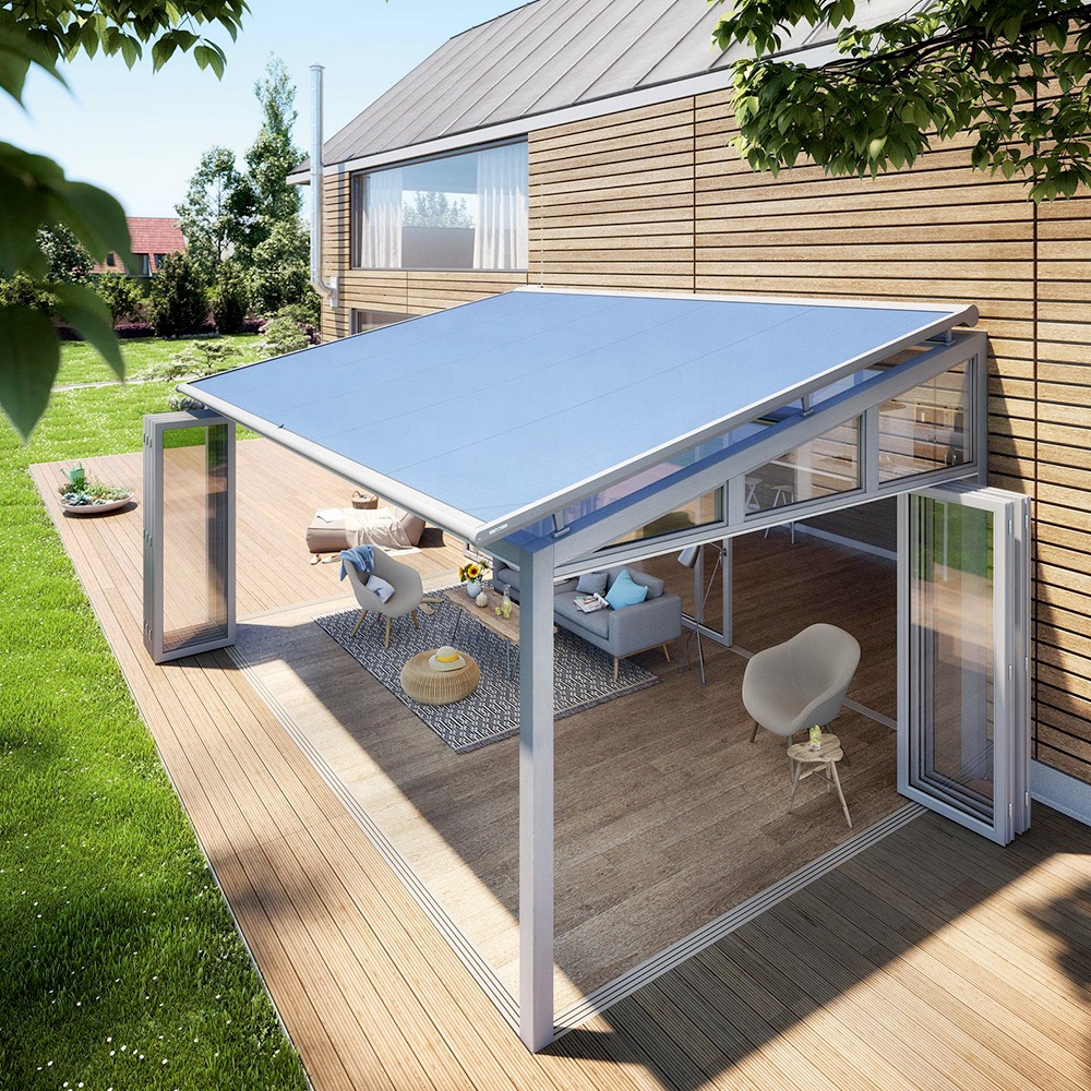 Выдвижной тент для сада патио Pergolas