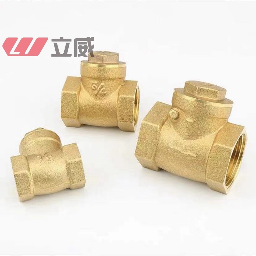 DN15 swing check valve brass body