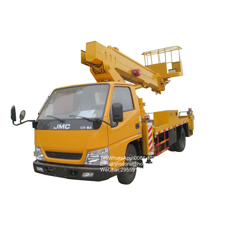 JMC 6 wheeler 18m 20m 22m 26m 28m Китай, гидравлический телескопический ковш, телескопическая платформа для авиационной работы, грузовик