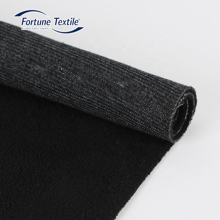 Fortune Textile Экологически чистая переработанная термальная флисовая скрепленная ткань AB пряжа для йоги спортивная одежда