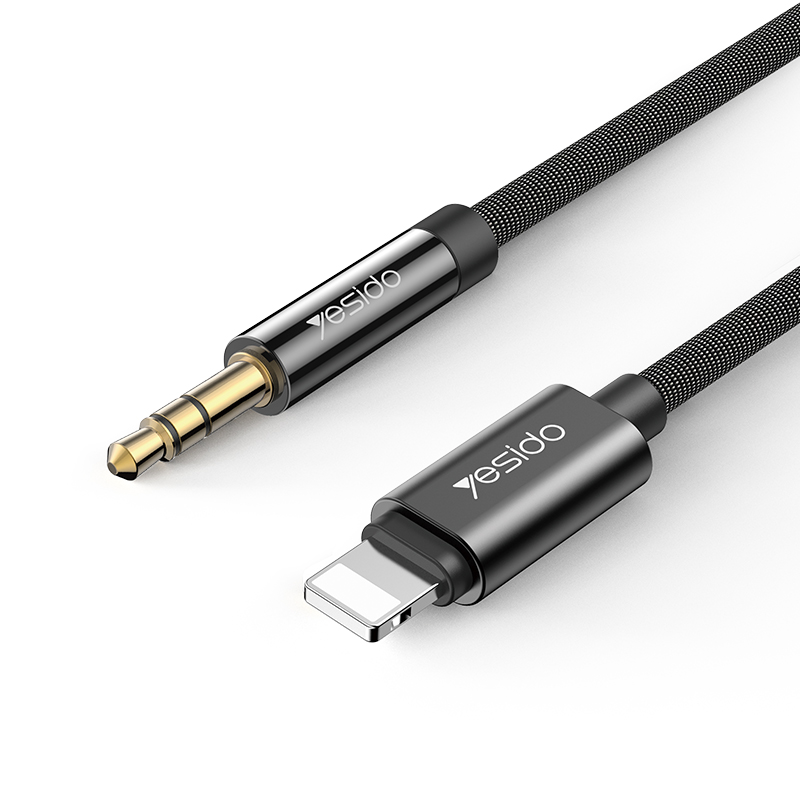 30 см 1 м нейлоновая оплетка Тип C Usb Lightning от 3,5 мм до 3,5 мм разъем аудио Aux разъем кабель Шнур сплиттер провода 3,5 мм кабель