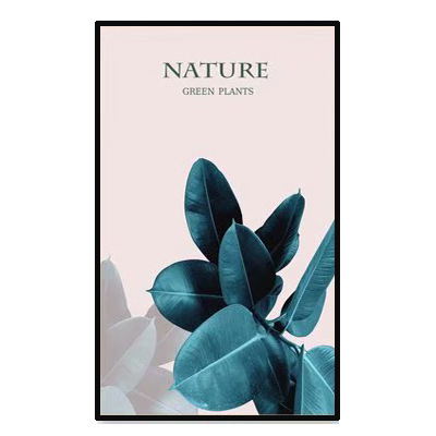 Wholesale Nordic Simple Pink Fresh Decoration Painting Background Wall Hanging Painting Frame