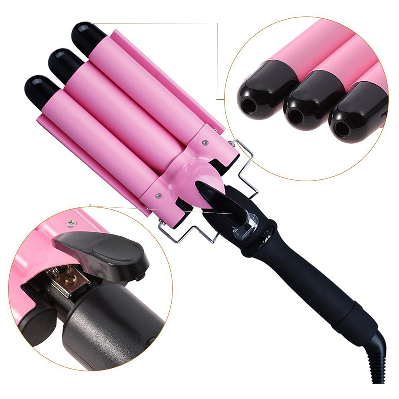 TX 2021 Amazon's hot selling Professional Salon Wavy Hair Styler Tourmaline Hair Crimping curling iron