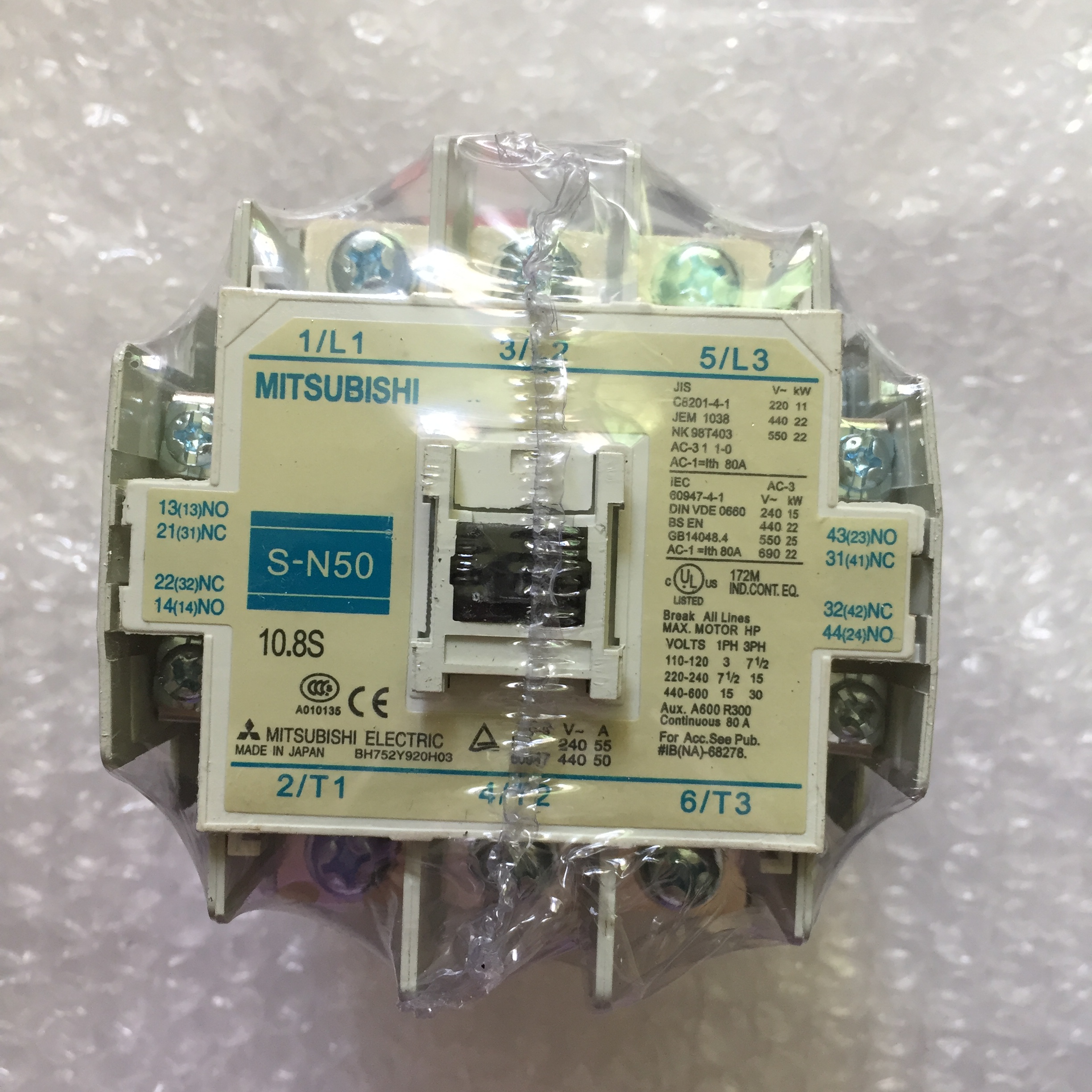 Контактор переменного тока S-N50 SN50 AC110V 220V 380V