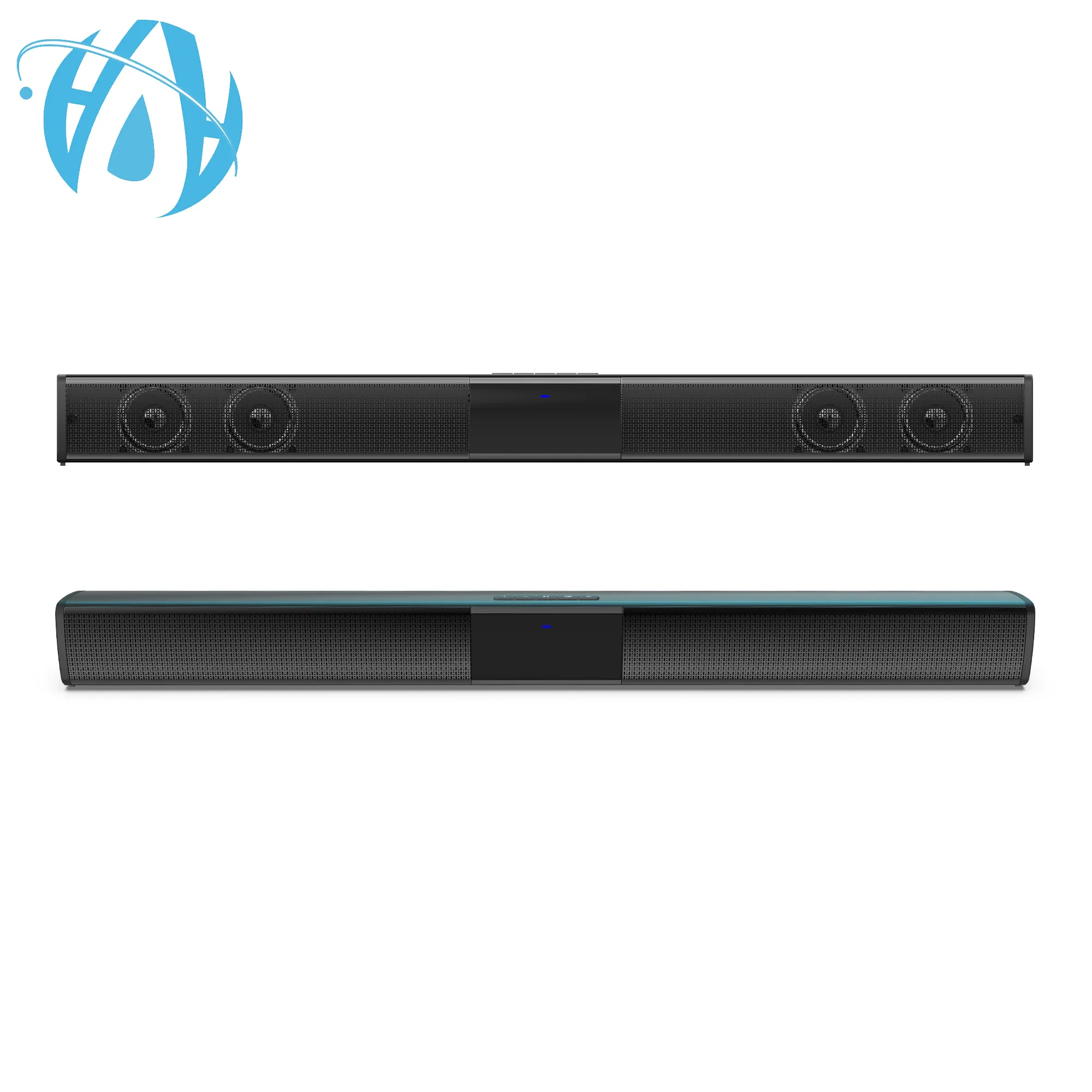BS-28D Home Theatre Stereo Coaxial Black Slim 2.0 Channel Power Bass Wireless TV Bluetooth Soundbar
