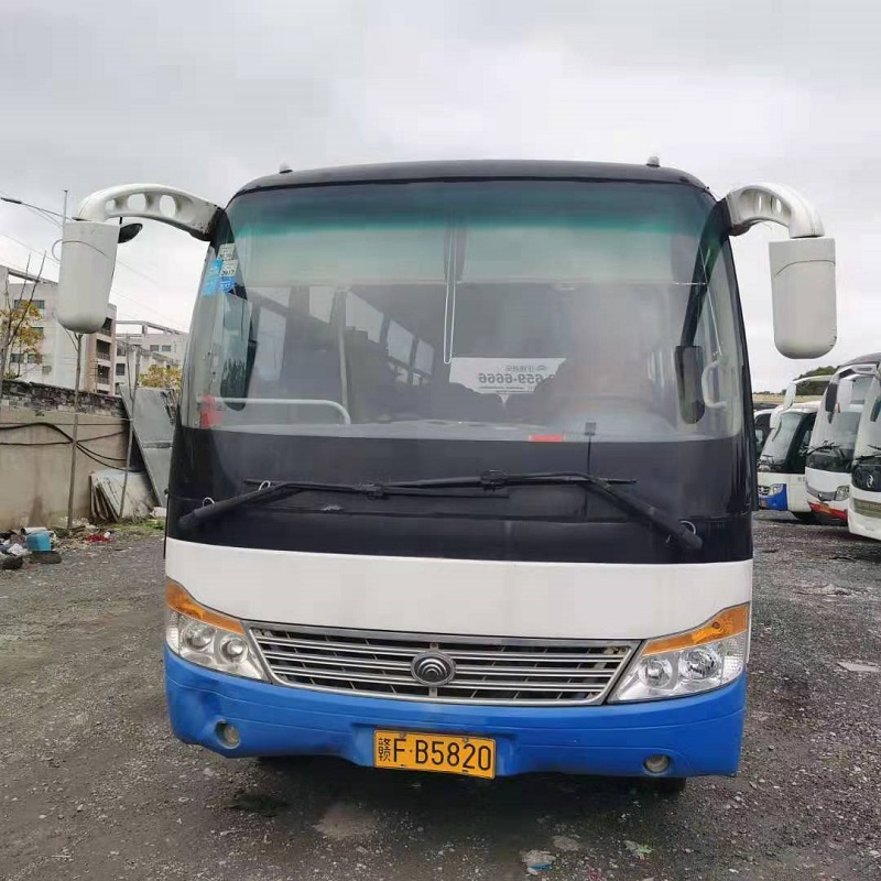yutong brand 29 seater diesel coach front engine used bus for sales