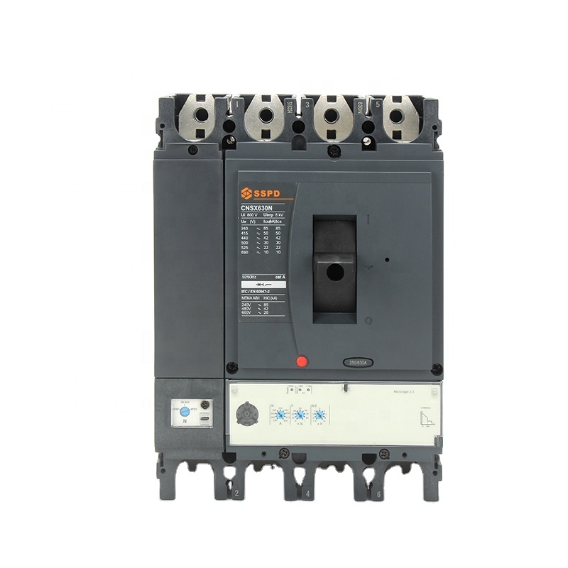 Китайский производитель, фабрика MCCB 4p NSX 630amp, автоматический выключатель в литом корпусе