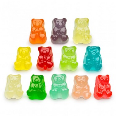Private Label Сделано в США. Сахар бесплатно Ассорти фрукты Gummi Медведи Все сахар бесплатно ассорти вкусов Ftuity Gummies