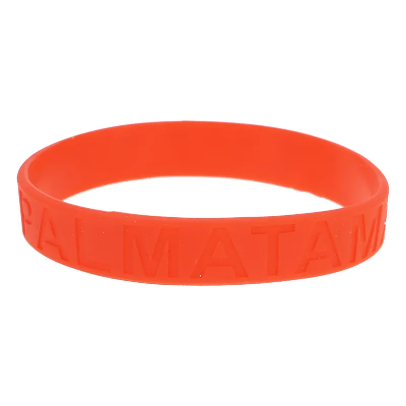 Wristband Silicon Bracelet Custom Embossed Silicone Wristband Bracelets Assorted Colors Jewelry Gifts Bracelets
