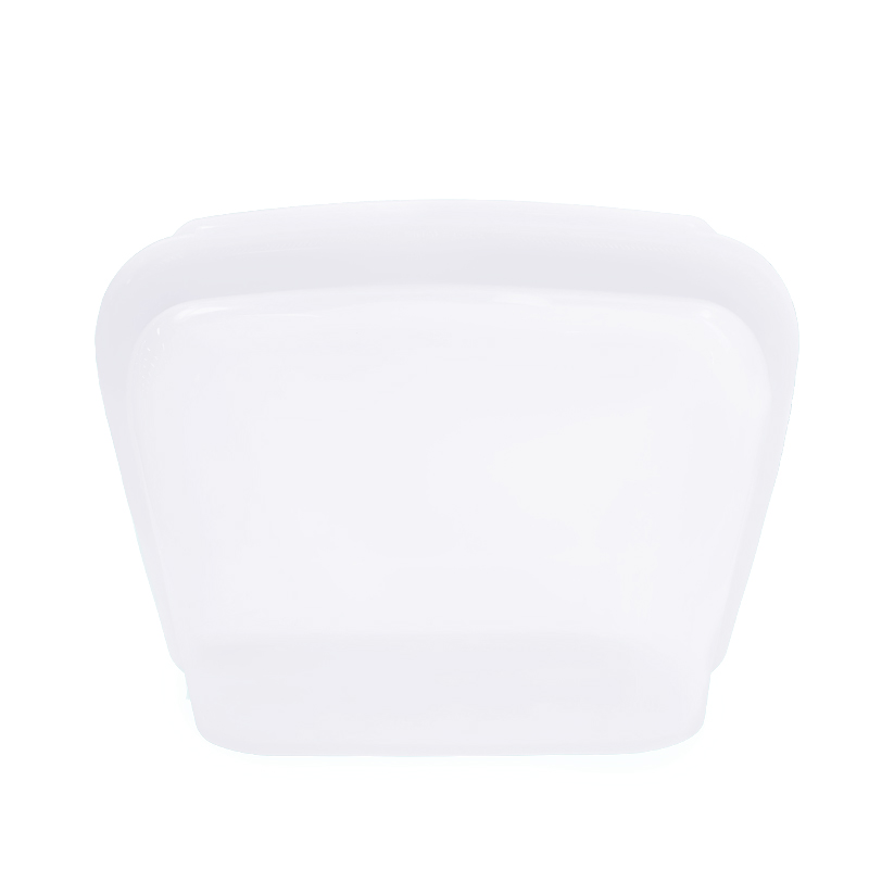 Self-Sealed 100% Premium Silicone Food Storage Bag 1300ML Wide-Bottom Reusable Silicone Storage Bag for Kitchen