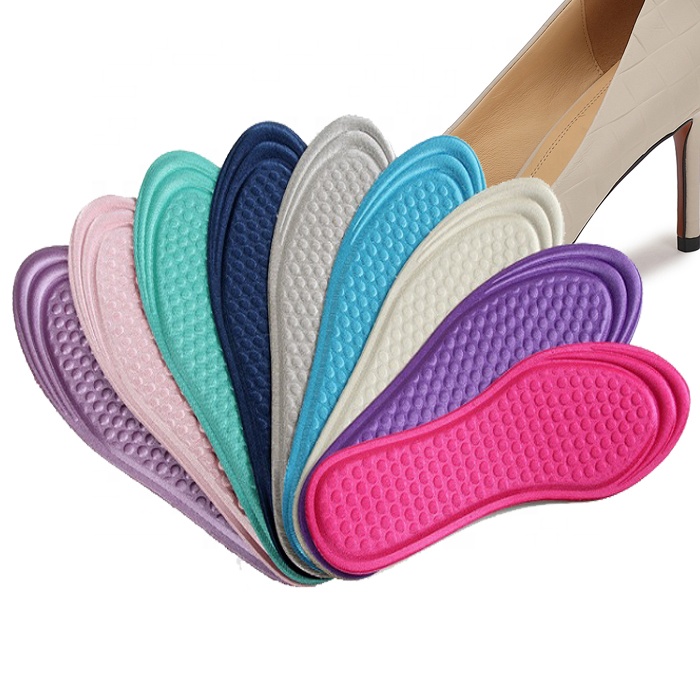 Manufacturer wholesale available many colors insole manufacturer massaging shoe pads orthotic flip flop comfort inner soles