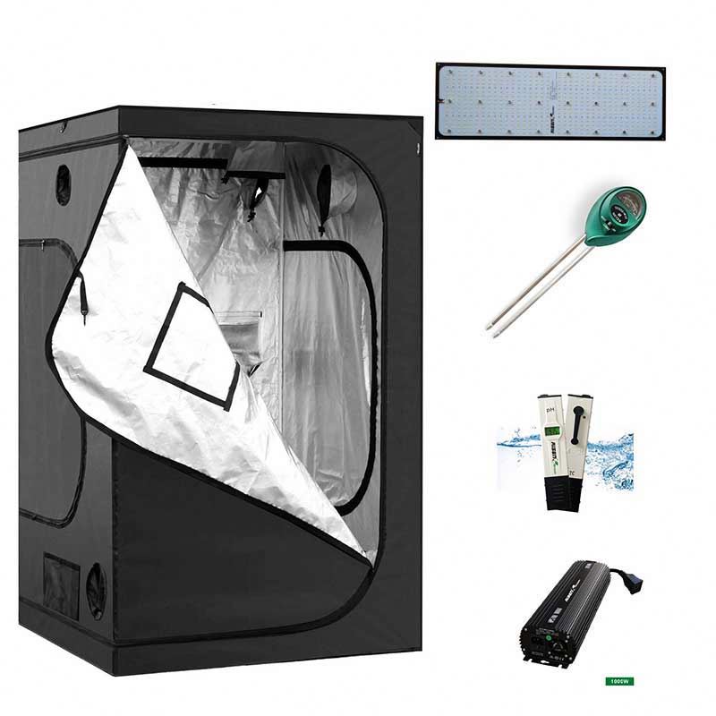 Grow Lights 3X3 полный набор Mylar Canvas Kit 4X4 Крытый гриб растущий тент
