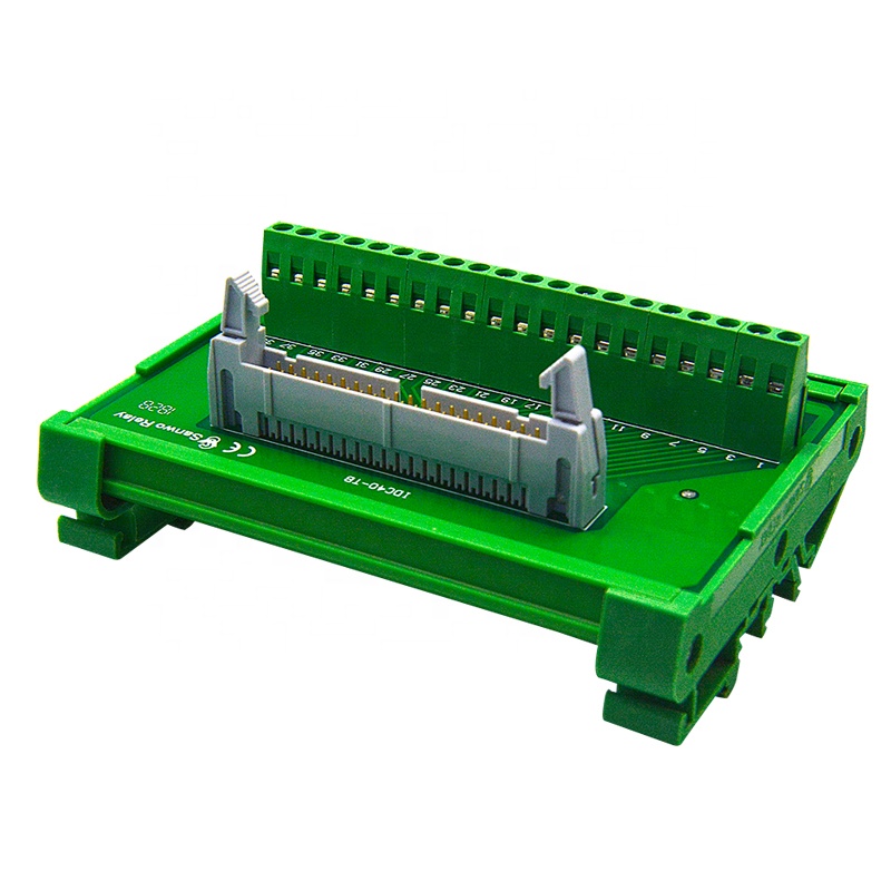 Заводские Горячие продажи Plc конвертер Breakout доска Idc 40 контактный клеммный блок