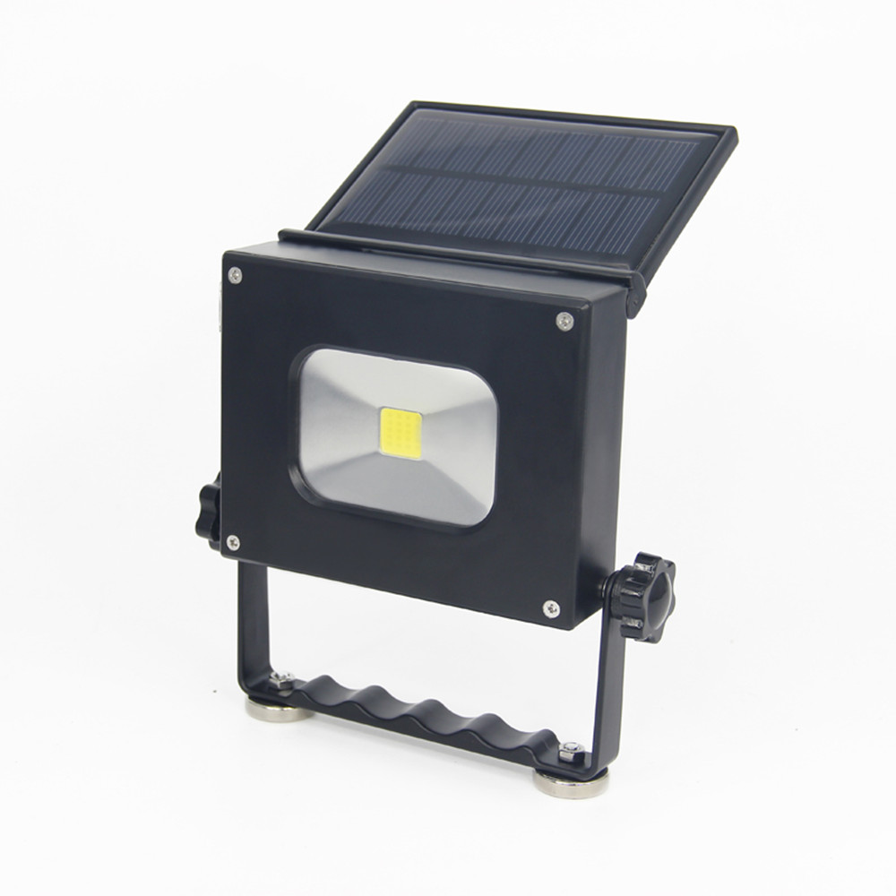 rechargeable portable solar led flood light 10W