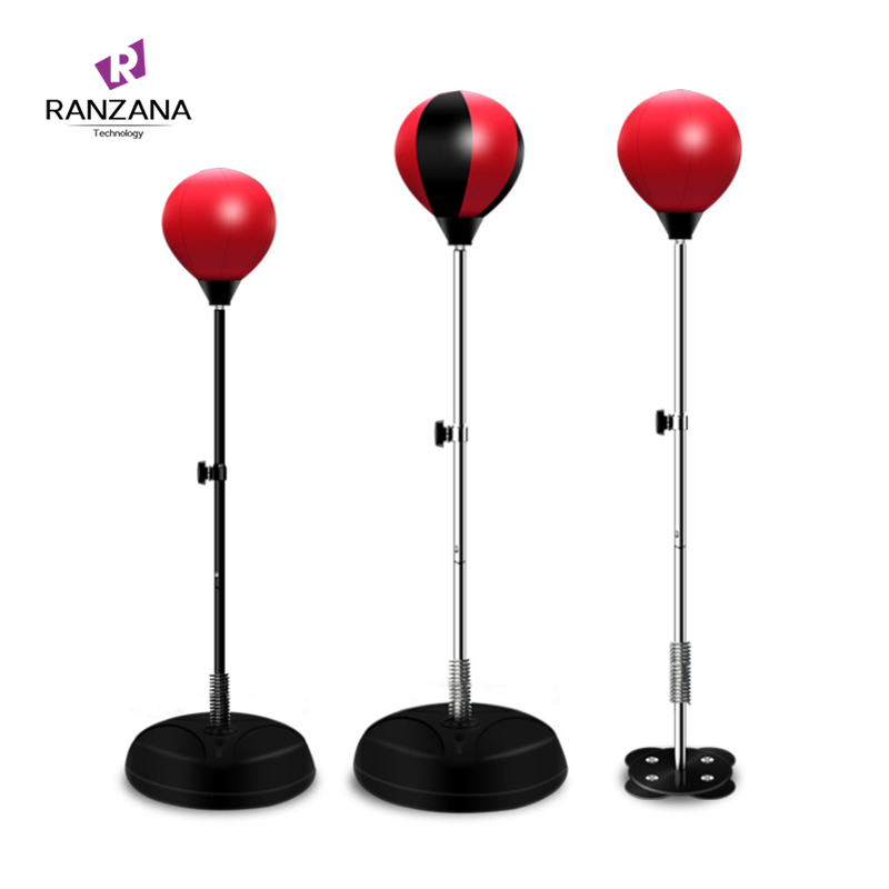 Custom Boxing Sports Ball Reflexive Boxing Speed Ball Adjustable Standing Adult Kids Freestanding Training