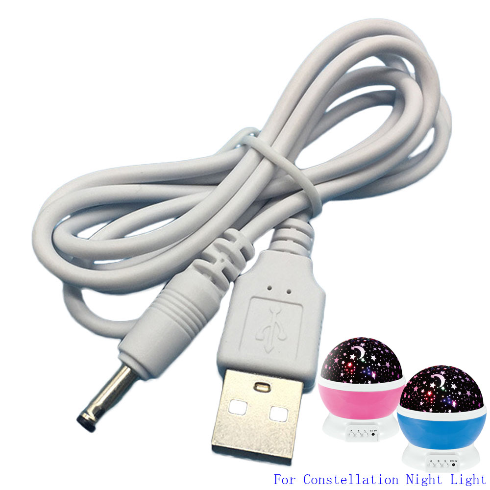 USB-кабель для зарядки для созвездий, ночник, Детская лампа, луна, звезда, небо, проектор, вращающийся космос