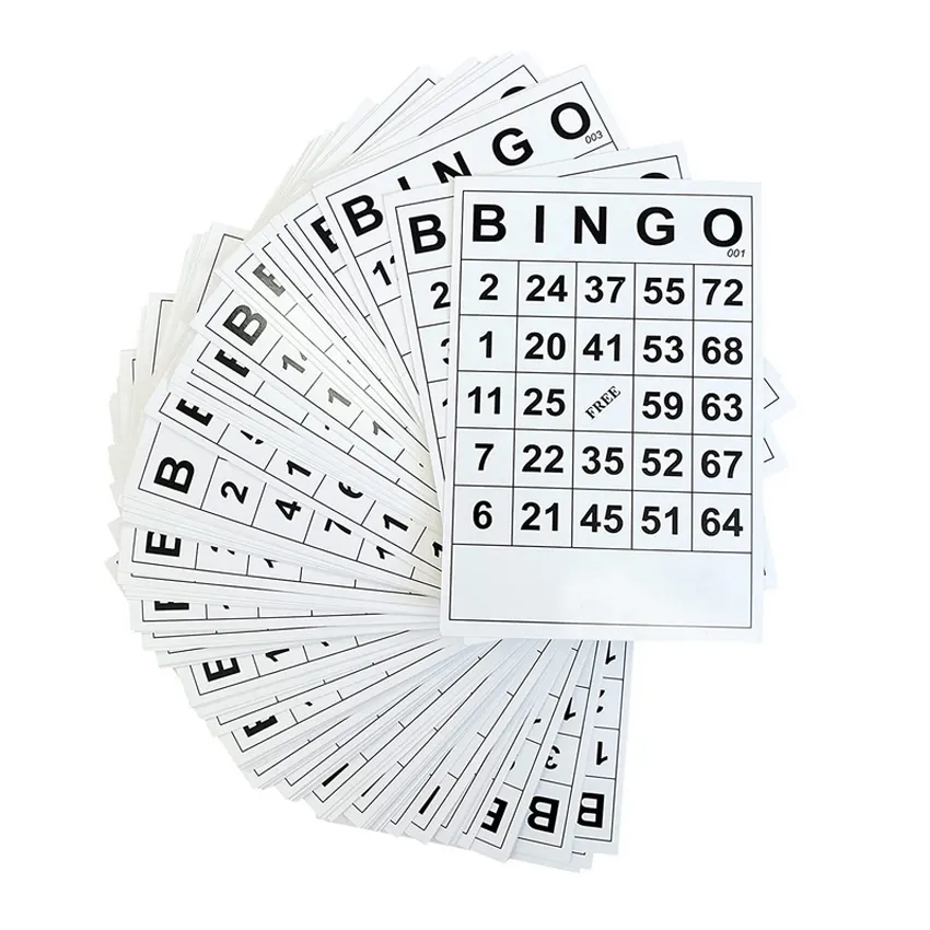 120 Cards Total Disposable Bingo Game Card Sets