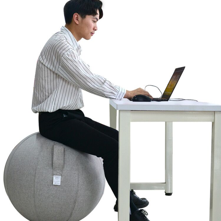 Amazon Hot Seller Balance Ball Chair Stability Yoga Exercise Ball with Machine Washable Yoga Ball Cover