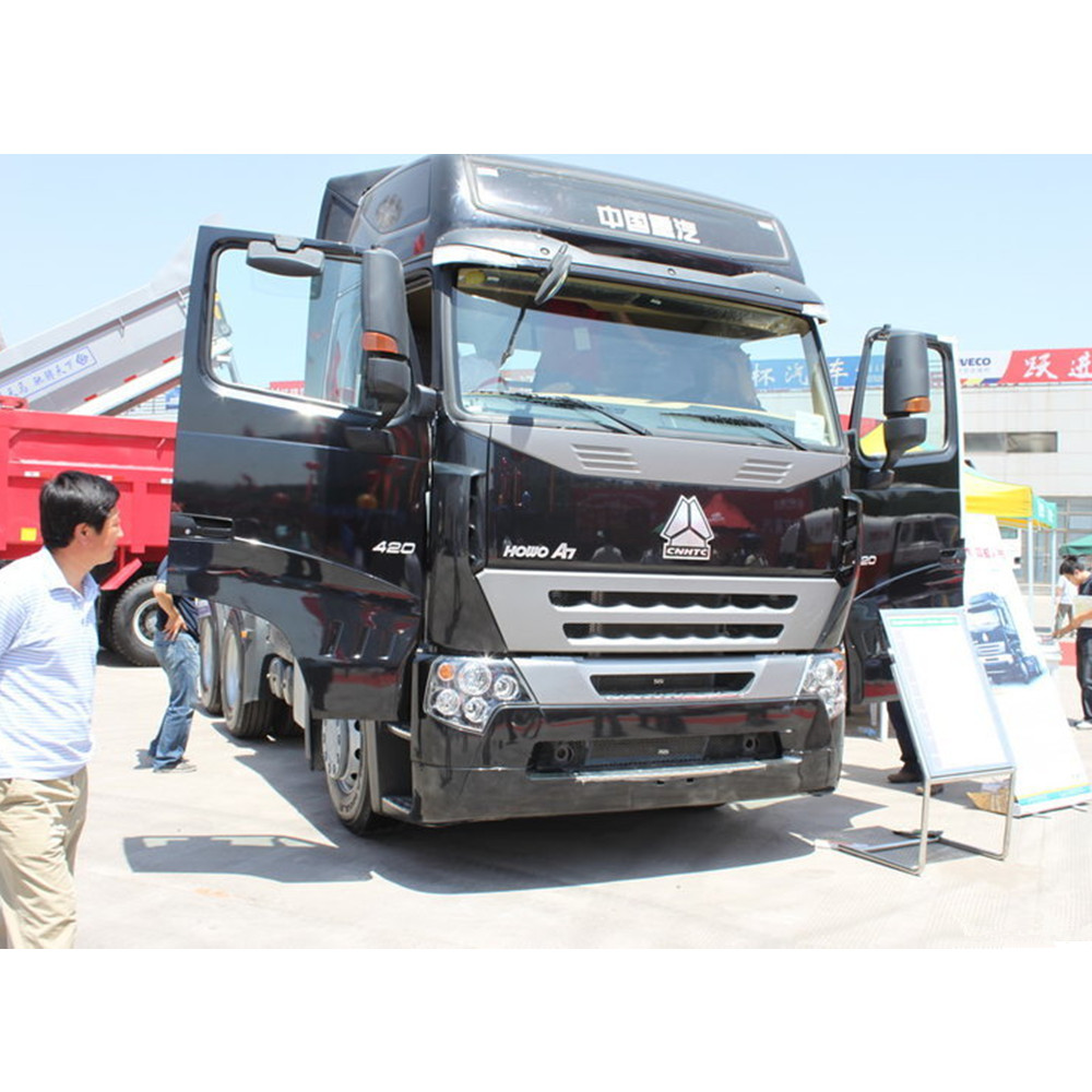 Лидер в отрасли, трактор, грузовик с правым приводом 420hp 10 wheeler A7 sino truck howo 6x4, трактор, используемый с прицепом