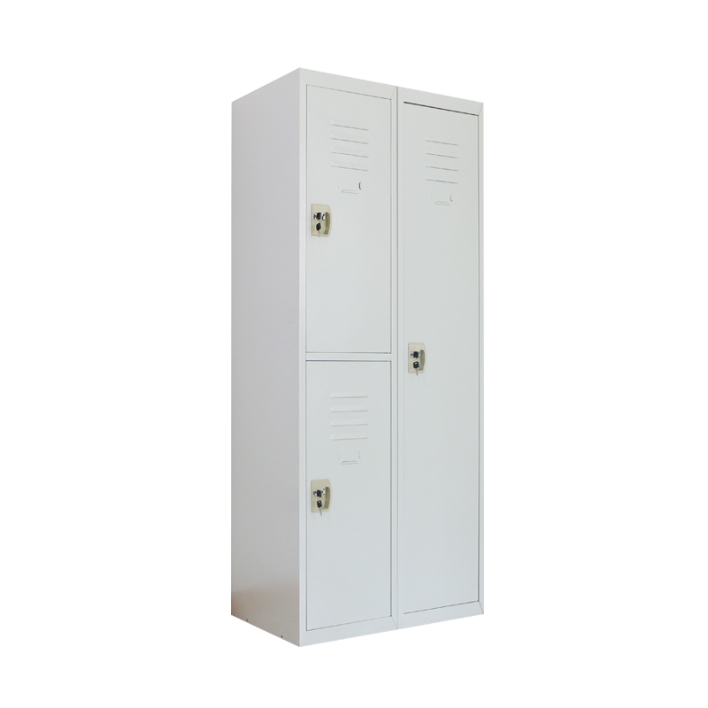 3 column door steel locker wardrobe use for swimming pool/bedroom