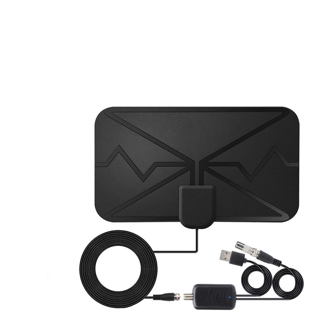 Best Signal 1080p Indoor Active Hdtv Hd Miles Flat Free Channels Aerial 4k Digital Tv Antenna