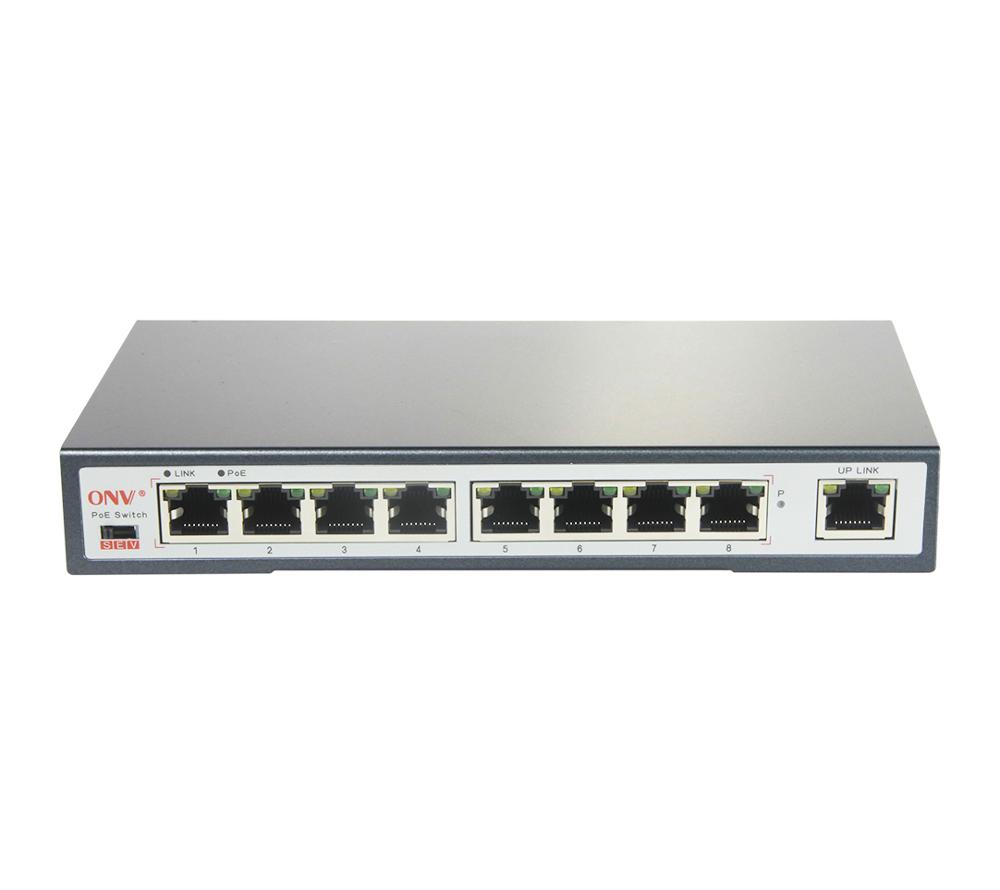 Мы занимаемся OEM 10/100 м 8 портов POE коммутатор CCTV сетевой коммутатор
