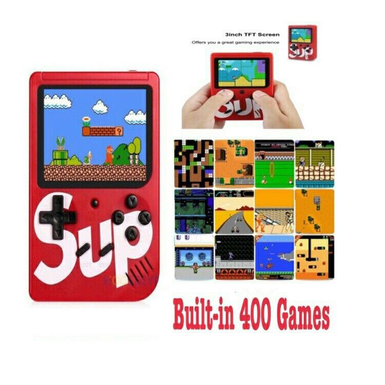 Мини Портативный SUP 400 игры Встроенный игровой консоли, портативные игровые консоли
